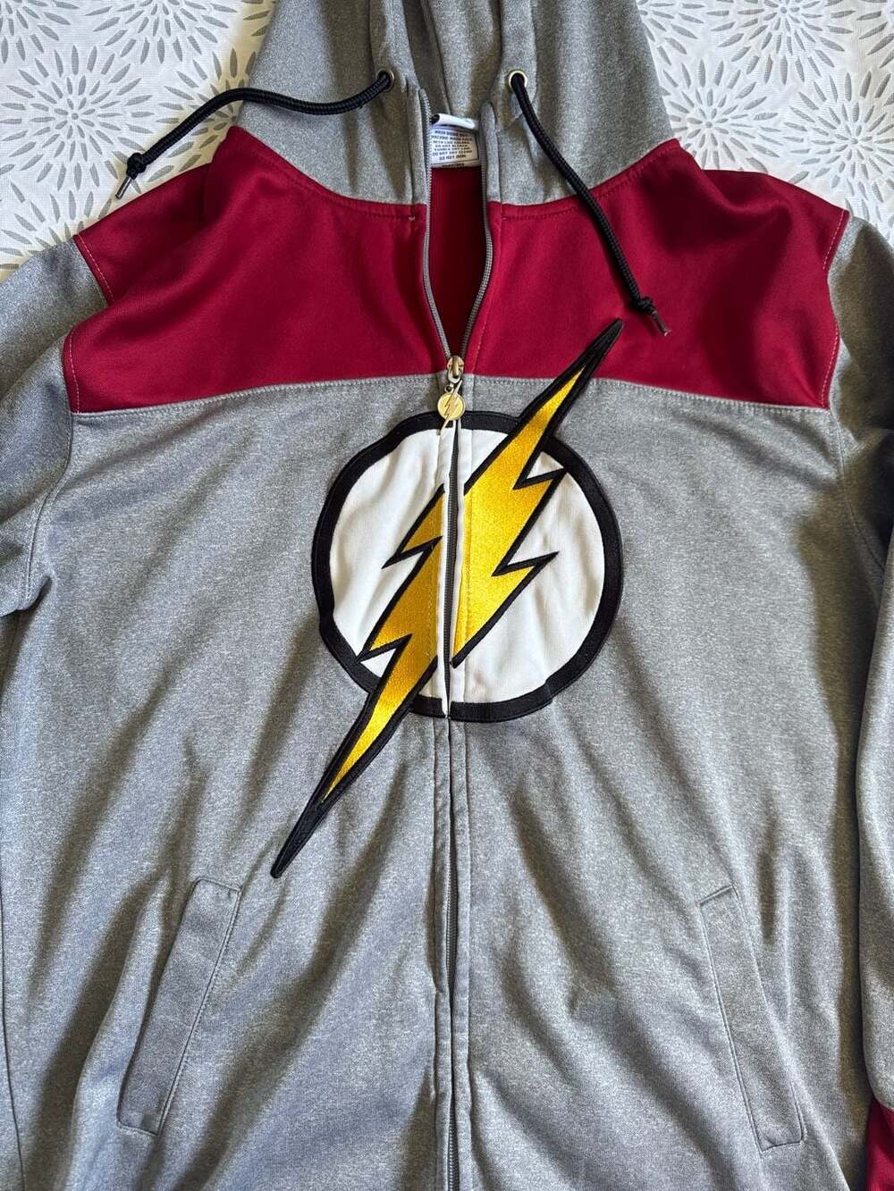 Six Flags DC Comics The Flash Performance Full Zip Hoodie